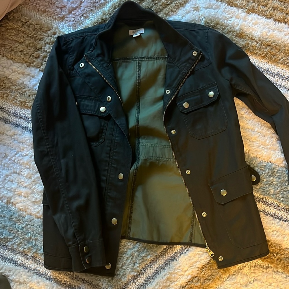 Green Jcrew Jacket